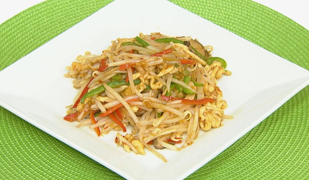 1 31 火 銀芽鶏糸 もやしと鶏肉の炒め物
