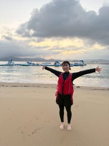 伊王島の海上アスレチック