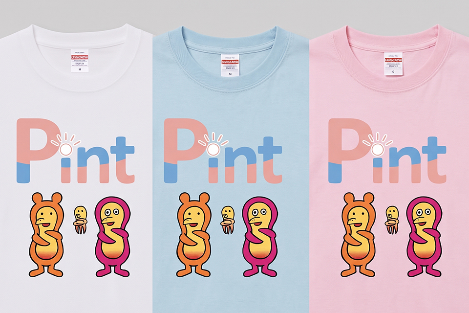 Pint Tシャツ販売！