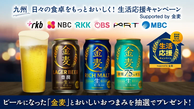 生活応援キャンペーン Supported by 金麦